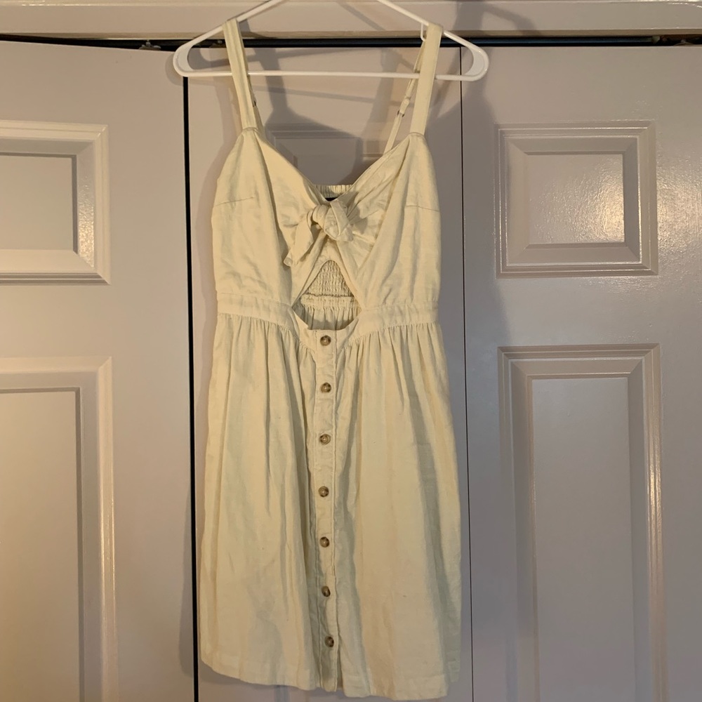 Abercrombie front tie dress